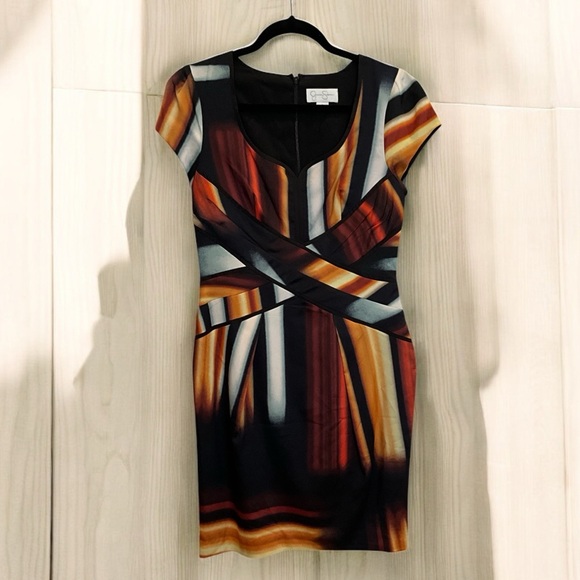 ❄️ Jessica Simpson | Multicolored Sheath Dress Size 6 - Picture 5 of 16